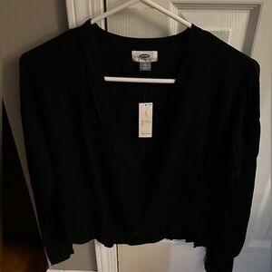 NWT - Women’s Old Navy black cardigan long sleeve size M